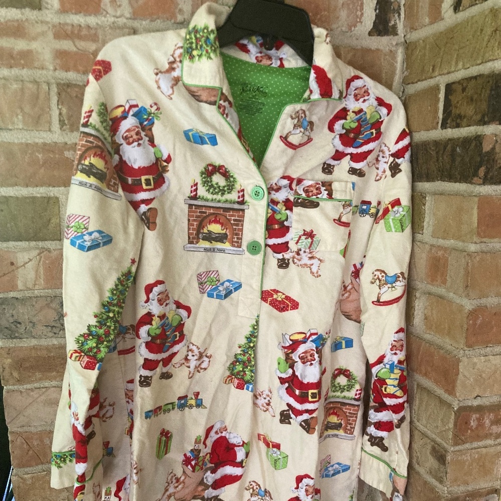 Nick and Nora Medium Flannel Nightgown